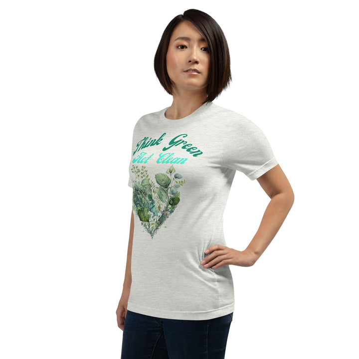 Think Green, Act Clean Woman T-shirt - ArtyKoala