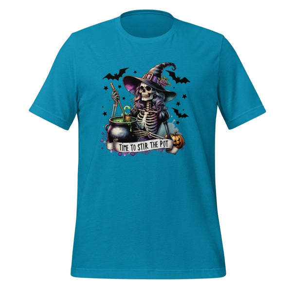 Time To Stir The Pot Graphic Tee - Aqua - S - ArtyKoala