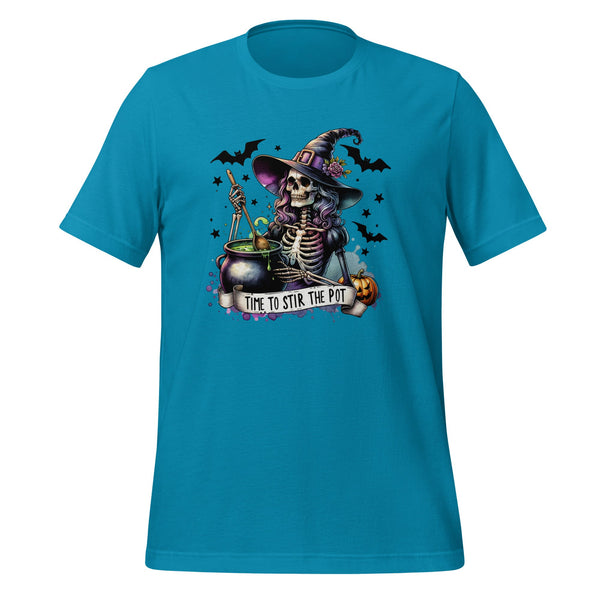 Time To Stir The Pot Premium Unisex T-shirt - Aqua / S - ArtyKoala