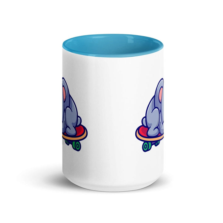 Tired Koala Colorful Print Mug - Blue - 15 oz - ArtyKoala