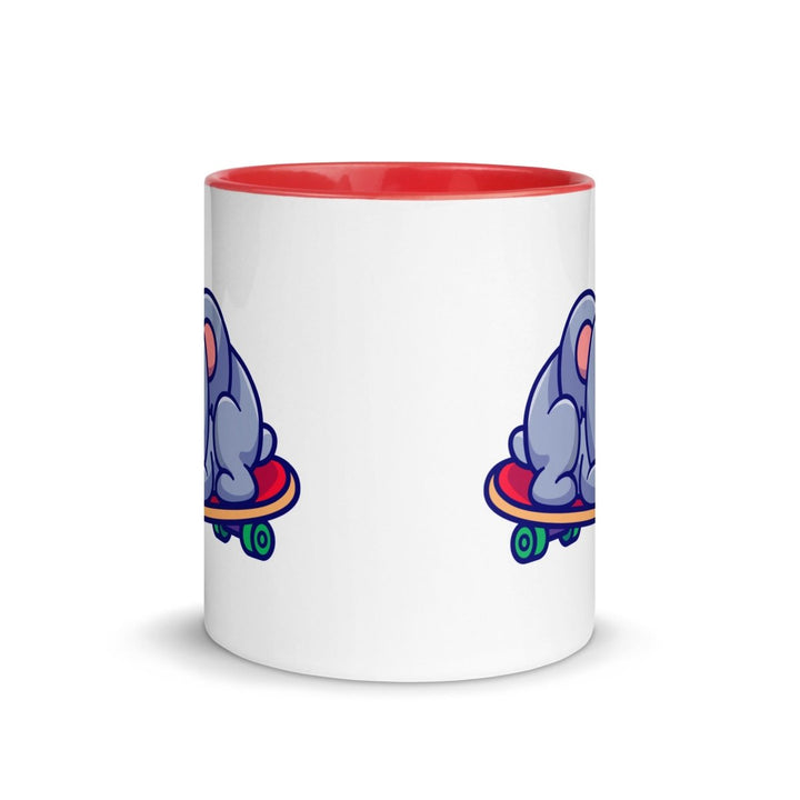 Tired Koala Colorful Print Mug - Red - 11 oz - ArtyKoala