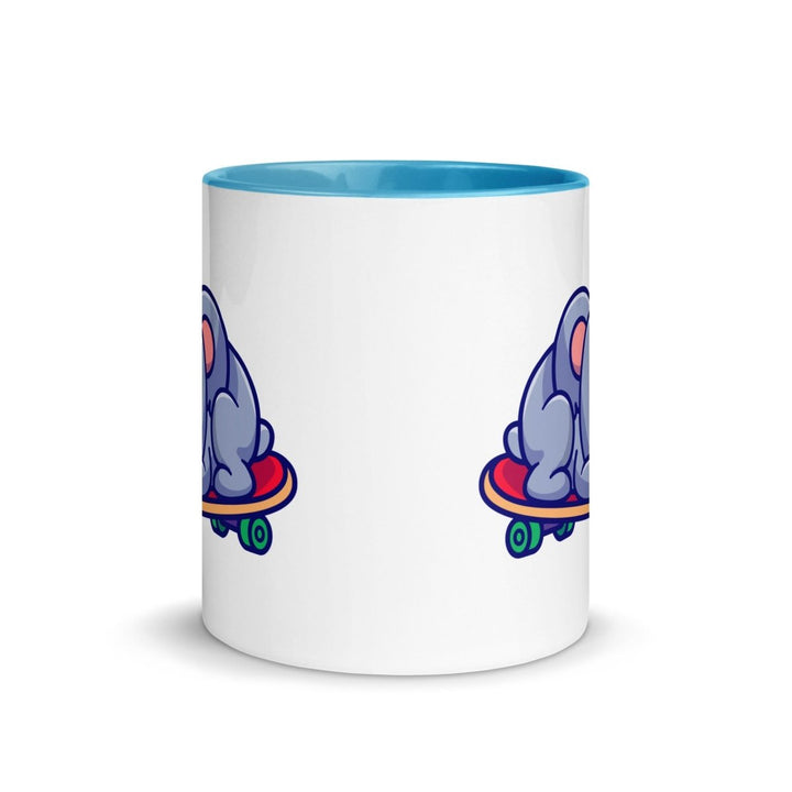 Tired Koala Colorful Print Mug - Blue - 11 oz - ArtyKoala