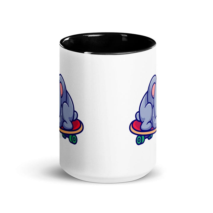 Tired Koala Colorful Print Mug - Black - 15 oz - ArtyKoala