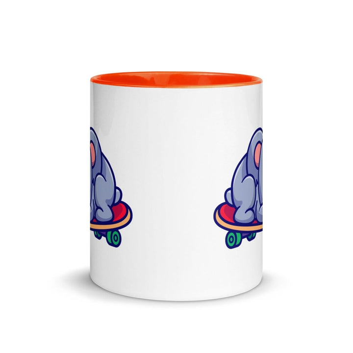 Tired Koala Colorful Print Mug - Orange - 11 oz - ArtyKoala