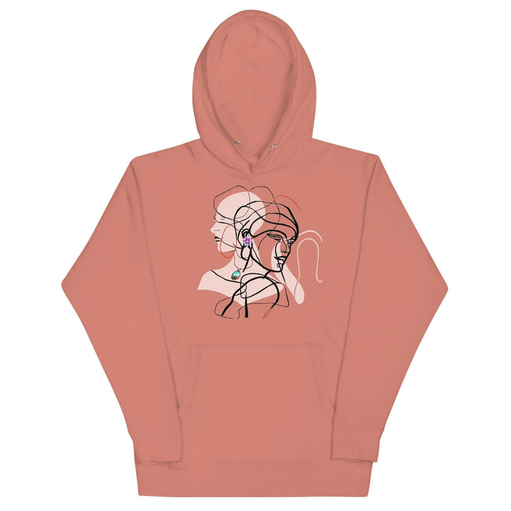 Two Interwined Women Unisex Premium Hoodie - ArtyKoala