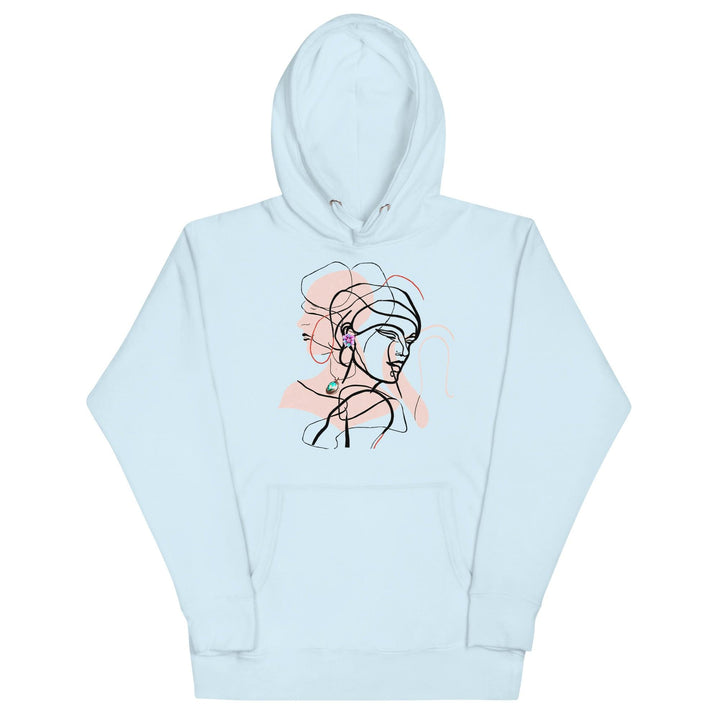 Two Interwined Women Unisex Premium Hoodie - ArtyKoala