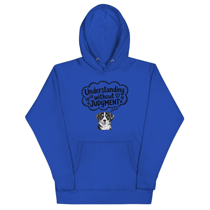 Understanding Without Judgment Graphic Hoodie - Team Royal - S - ArtyKoala