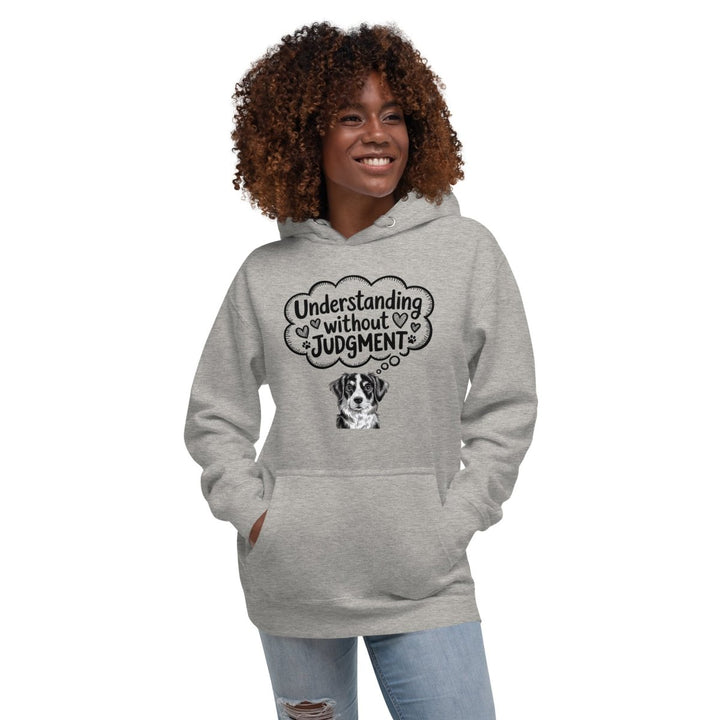 Understanding Without Judgment Graphic Hoodie - Black - S - ArtyKoala