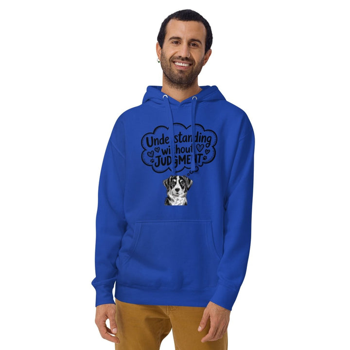 Understanding Without Judgment Graphic Hoodie - White - S - ArtyKoala