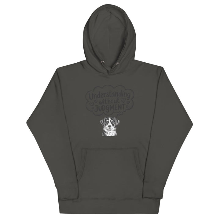 Understanding Without Judgment Graphic Hoodie - Vintage Black - S - ArtyKoala