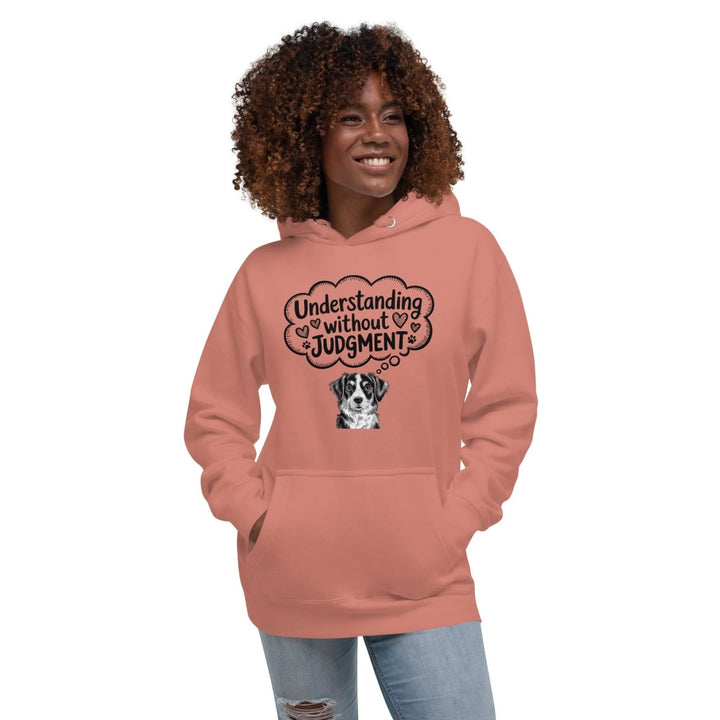 Understanding Without Judgment Graphic Hoodie - Black - S - ArtyKoala