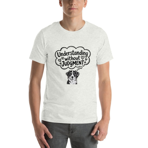 Understanding Without Judgment Graphic Tee - Ash - S - ArtyKoala