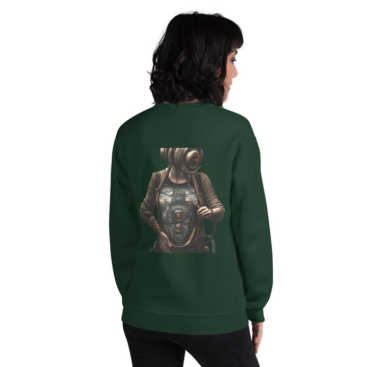 Cybernetics Head Unisex Premium Sweatshirt - ArtyKoala