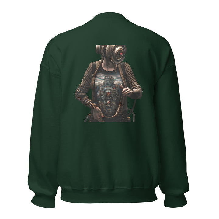 Cybernetics Head Unisex Premium Sweatshirt - ArtyKoala