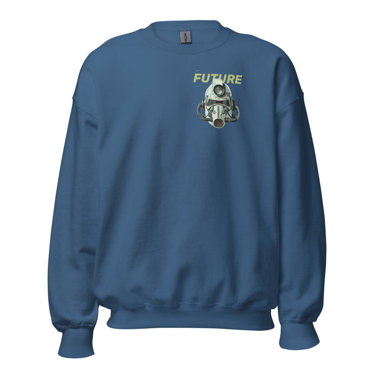 Future Surveiliance Man Unisex Premium Sweatshirt - Indigo Blue / S - ArtyKoala