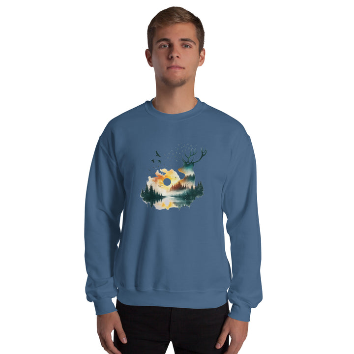 Amazing Nature Unisex Sweatshirt - Indigo Blue / S - ArtyKoala