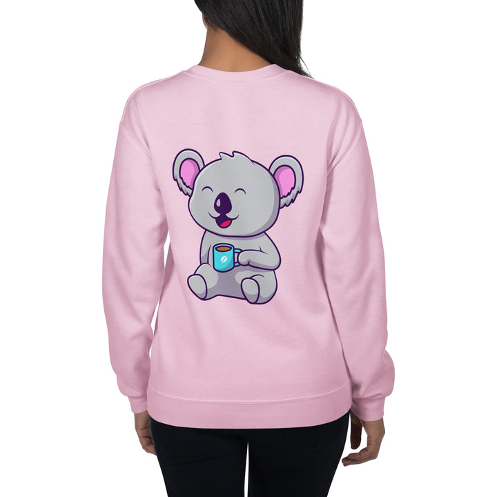 Koala Sleeping in a Cup Unisex Premium Sweatshirt - ArtyKoala