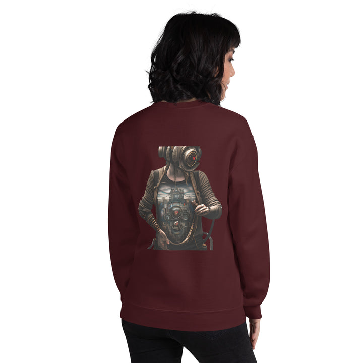 Cybernetics Head Unisex Premium Sweatshirt - ArtyKoala