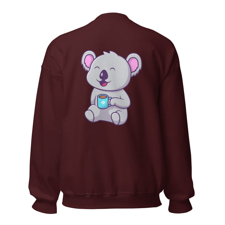 Koala Sleeping in a Cup Unisex Premium Sweatshirt - ArtyKoala