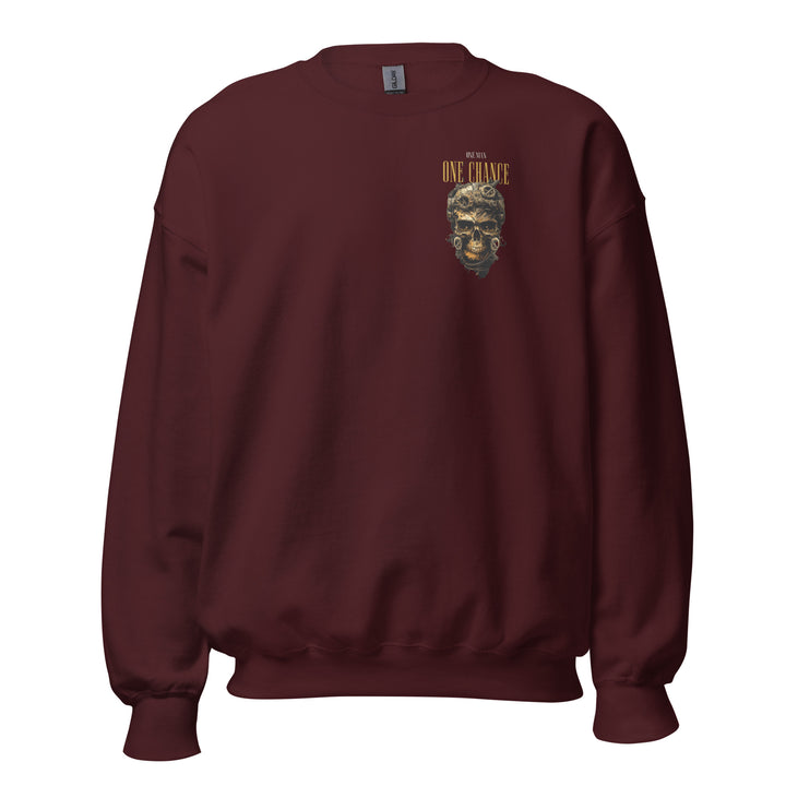 Cybernetics Head Unisex Premium Sweatshirt - Maroon / S - ArtyKoala