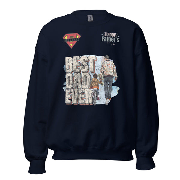 Best Dad Ever Man Premium Sweatshirt - Navy / S - ArtyKoala