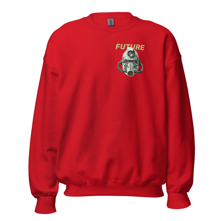 Future Surveiliance Man Unisex Premium Sweatshirt - Red / S - ArtyKoala