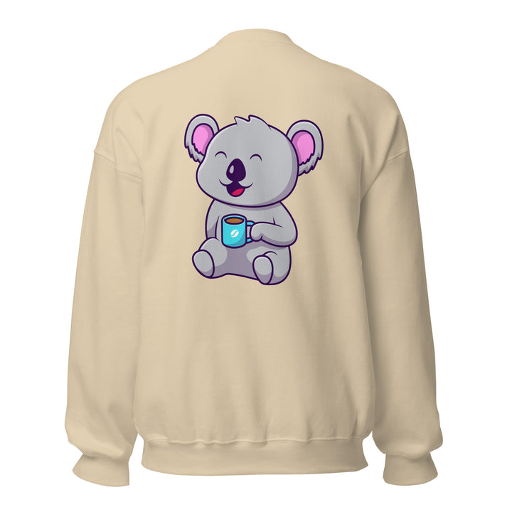 Koala Sleeping in a Cup Unisex Premium Sweatshirt - ArtyKoala