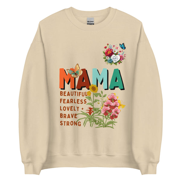 Beautiful Mama Women Premium Sweatshirt - Sand / S - ArtyKoala