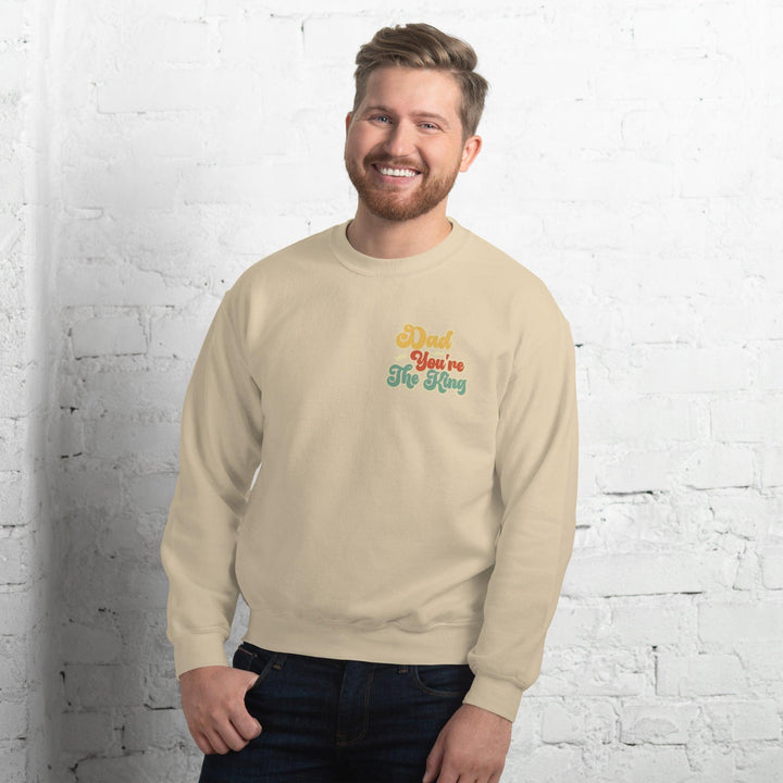 Dad You're The King Man Premium Sweatshirt - ArtyKoala