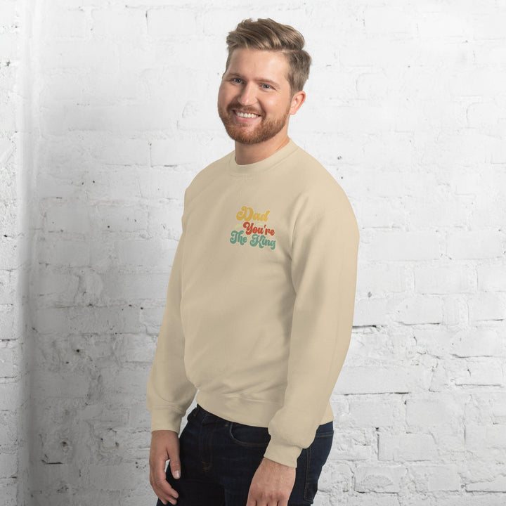 Dad You're The King Man Premium Sweatshirt - ArtyKoala