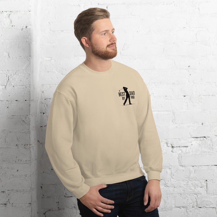 Best Dad By Par Black Man Premium Sweatshirt - ArtyKoala