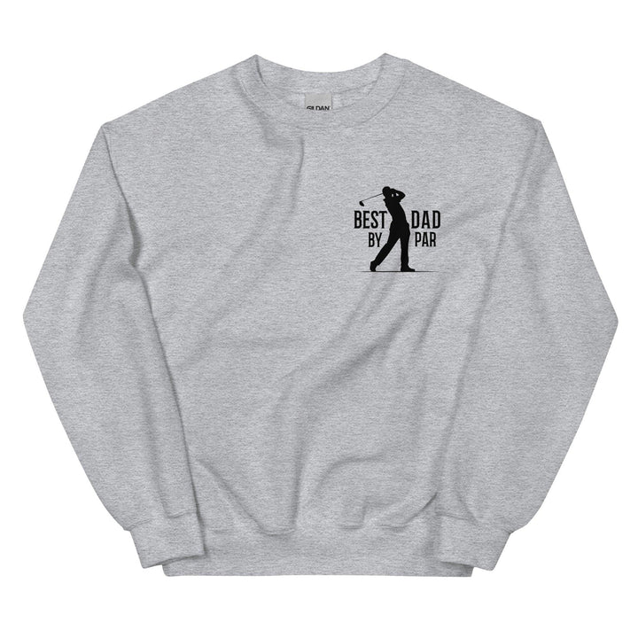 Best Dad By Par Black Man Premium Sweatshirt - Sport Grey / S - ArtyKoala