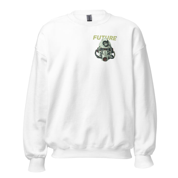 Future Surveiliance Man Unisex Premium Sweatshirt - White / S - ArtyKoala