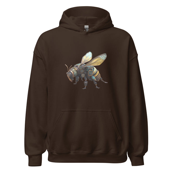 Mechanical Bee Men Premium Hoodie - Dark Chocolate / S - ArtyKoala