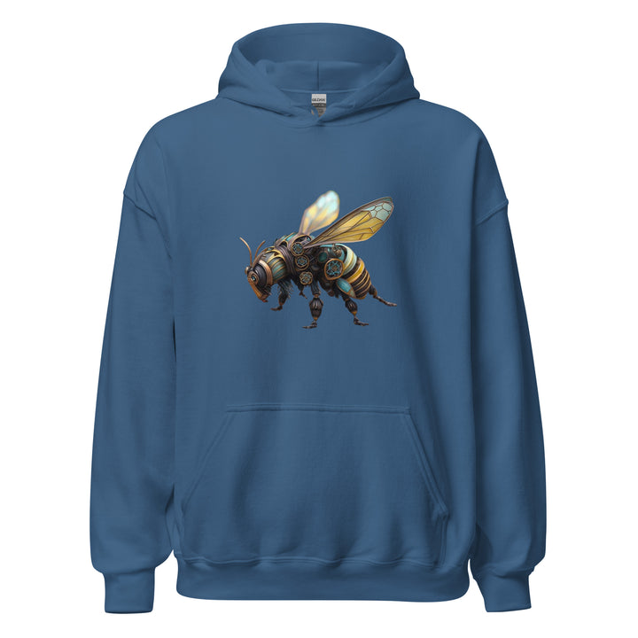 Mechanical Bee Men Premium Hoodie - Indigo Blue / S - ArtyKoala