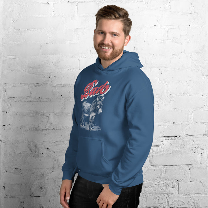 Funny Bad Ass Donkey Men Premium Hoodie - ArtyKoala