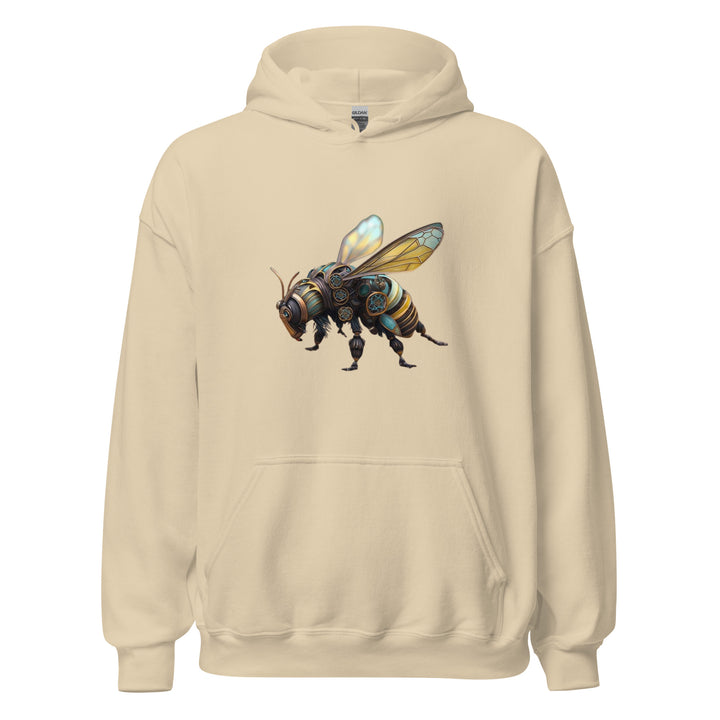 Mechanical Bee Men Premium Hoodie - Sand / S - ArtyKoala