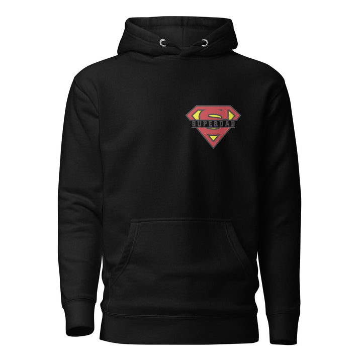 Super Dad Man Premium Hoodie - Black / S - ArtyKoala