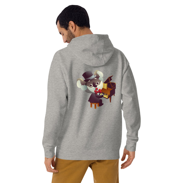 Koala Musicians Piano Man Premium Hoodie - ArtyKoala