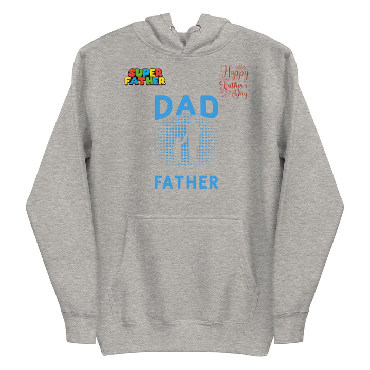 Dad Father Man Premium Hoodie - Carbon Grey / S - ArtyKoala