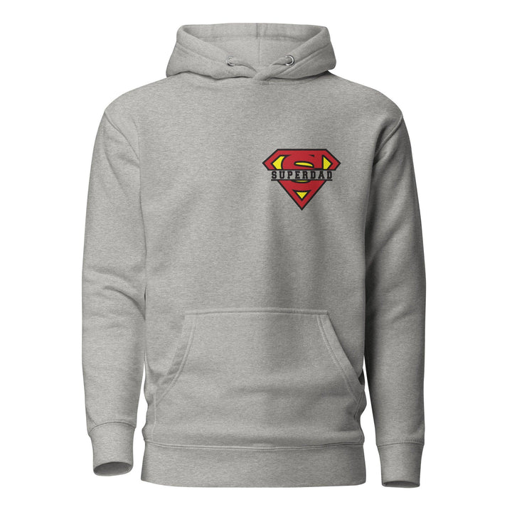 Super Dad Man Premium Hoodie - Carbon Grey / S - ArtyKoala