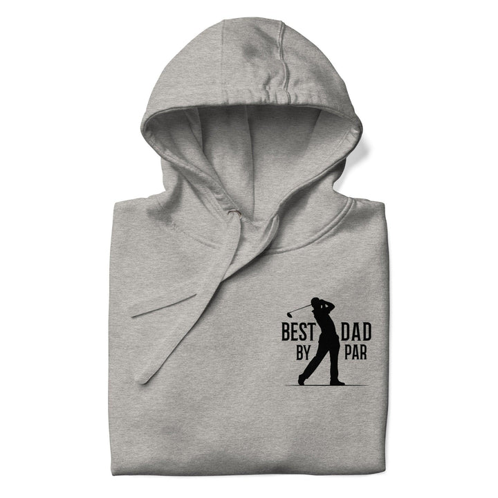 Best Dad By Par Black Man Premium Hoodie - Carbon Grey / S - ArtyKoala