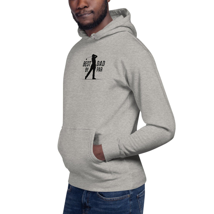 Best Dad By Par Black Man Premium Hoodie - ArtyKoala