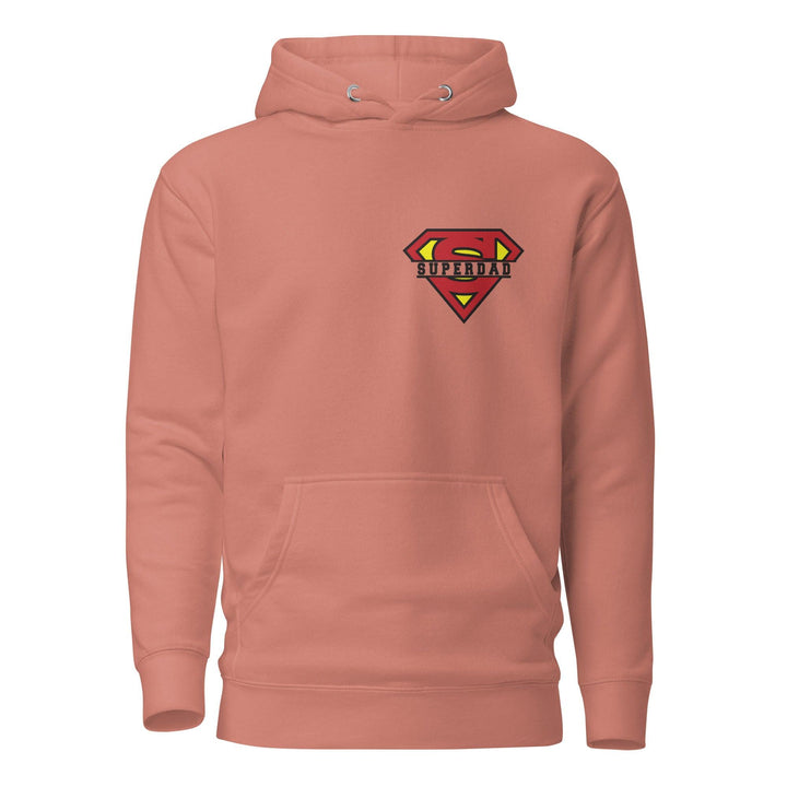 Super Dad Man Premium Hoodie - Dusty Rose / S - ArtyKoala