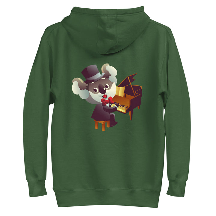 Koala Musicians Piano Man Premium Hoodie - ArtyKoala