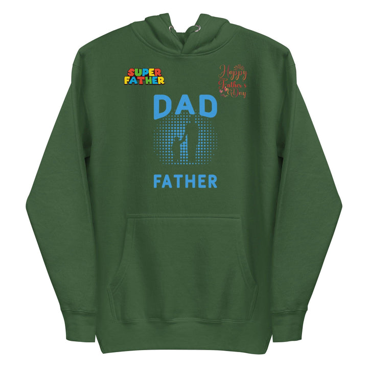 Dad Father Man Premium Hoodie - Forest Green / S - ArtyKoala