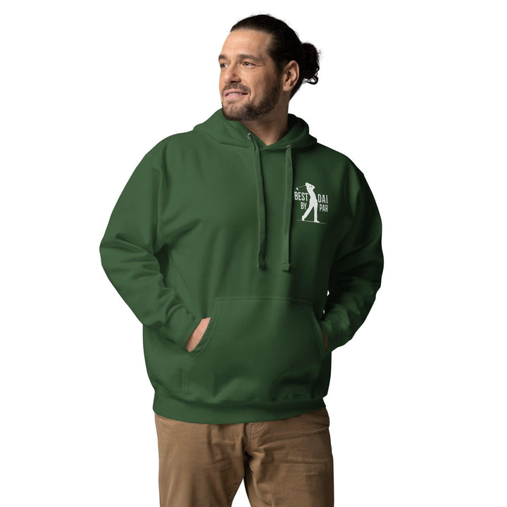 Best Dad By Par White Man Premium Hoodie - ArtyKoala