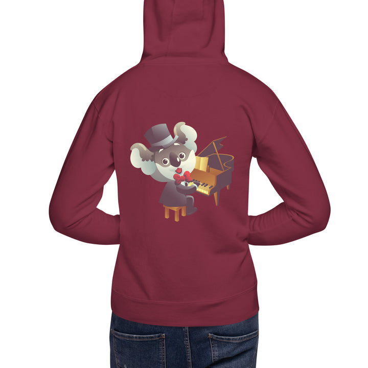 Koala Musicians Piano Man Premium Hoodie - ArtyKoala