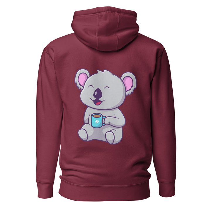 Koala Sleeping in a Cup Unisex Premium Hoodie - ArtyKoala