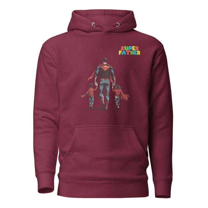 Super Father's Day Man Premium Hoodie - Maroon / S - ArtyKoala